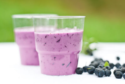 Blueberry, Banana & Peach Smoothie
