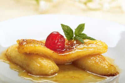 Roasted Bananas with Maple Syrup–Walnut Glaze